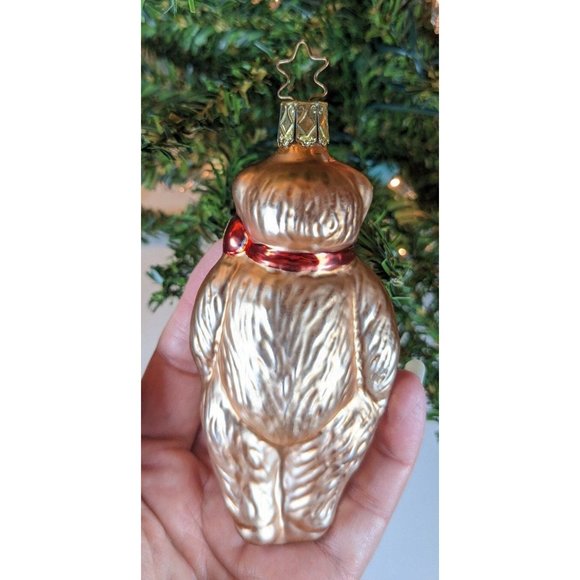 Teddy Bear Retired Inge Glas Old World Christmas Ornament - Picture 4 of 4